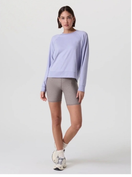 Vuori Tops - Vuori Long Sleeve Essential Halo Tre in lilac